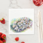 リンゴの木の流れを咲かせ結婚る水色の花 スタンダードランチョンナプキン (インサイチュ)