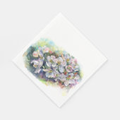 リンゴの木の流れを咲かせ結婚る水色の花 スタンダードランチョンナプキン (角)