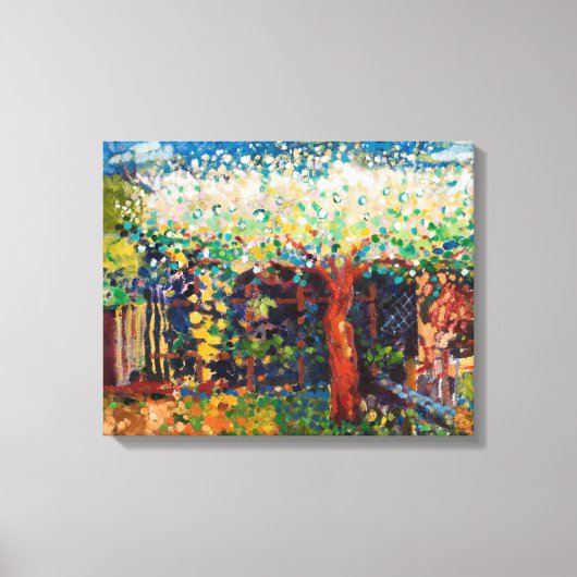 リンゴの木の花 キャンバスプリント (正面)