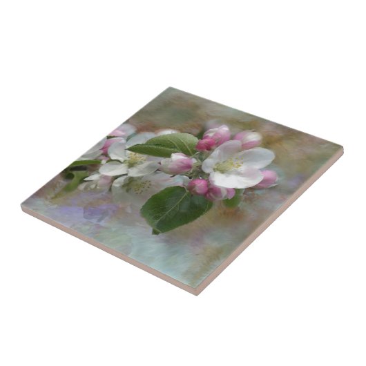 リンゴの木の花 タイル (側面)