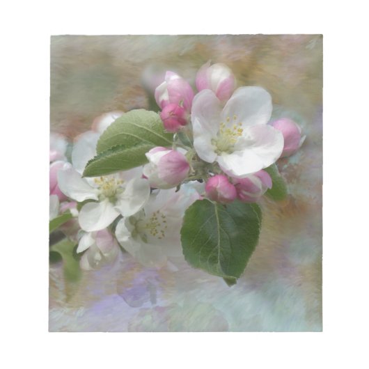 リンゴの木の花 ノートパッド (正面)