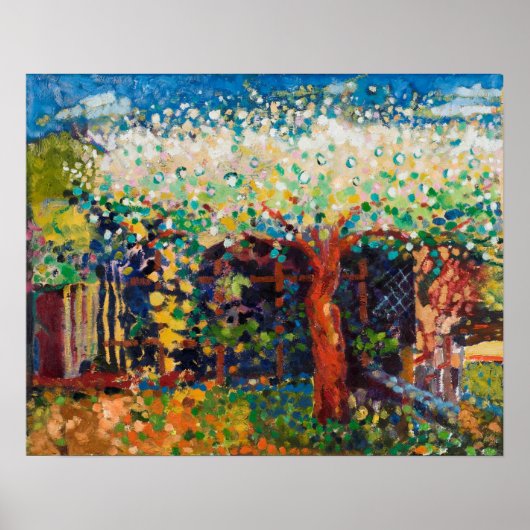 リンゴの木の花 ポスター (正面)