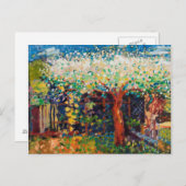 リンゴの木の花 ポストカード (正面/裏面)