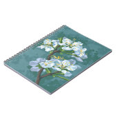 リンゴの木の開花枝 ノートブック (左側)