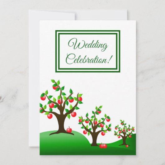 リンゴの木園 招待状 (裏面)