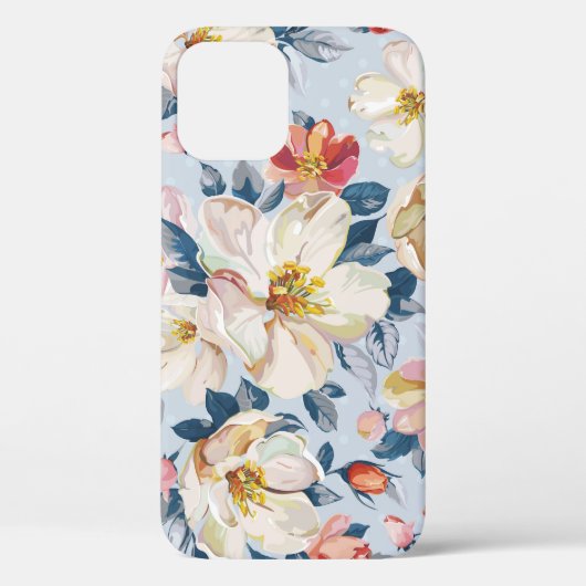 リンゴの木、エレガンスパターンの開花。 Case-Mate iPhoneケース (裏面)