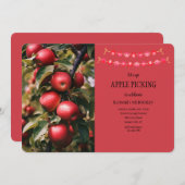 リンゴの木 招待状 (正面/裏面)