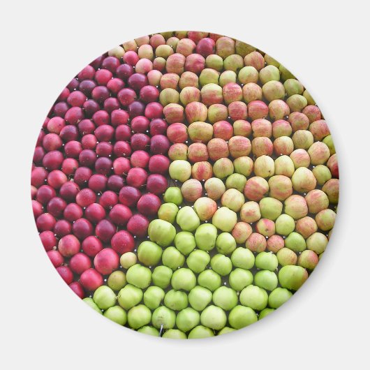 リンゴの渦 マグネット (正面)