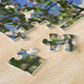 リンゴの白い花 ジグソーパズル (側面)