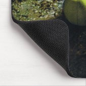 リンゴの緑の三枚 マウスパッド (コーナー)