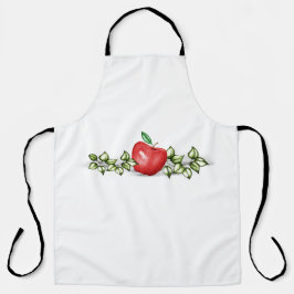 リンゴの緑 エプロン