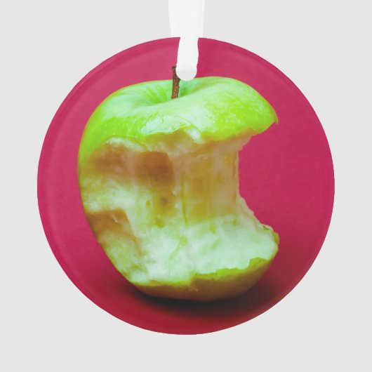 リンゴの緑 オーナメント (裏面)