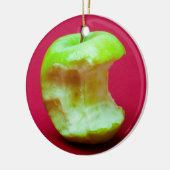 リンゴの緑 セラミックオーナメント (左)