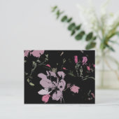 リンゴの花がインクで咲く ポストカード (スタンド正面)