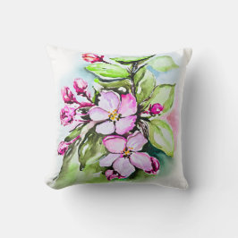 リンゴの花が咲く クッション