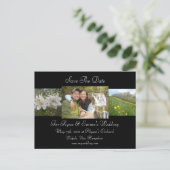 リンゴの花が日付を保存 案内ポストカード (スタンド正面)