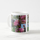 リンゴの花とミツバチ コーヒーマグカップ (正面左)