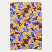 リンゴの花のパターン キッチンタオル (縦)