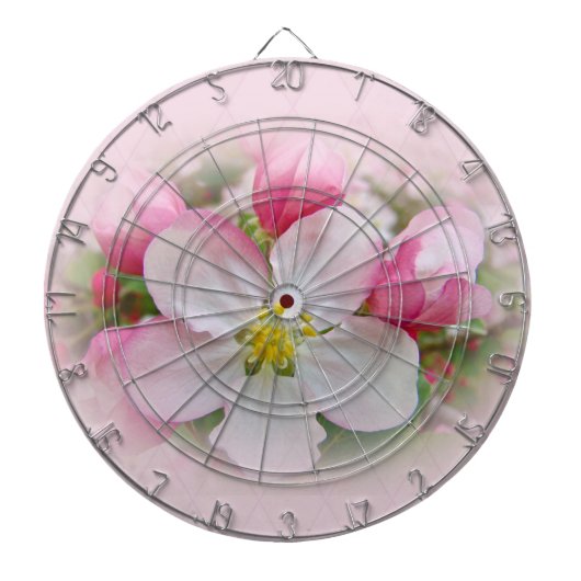 リンゴの花の時期 ダーツボード (正面)