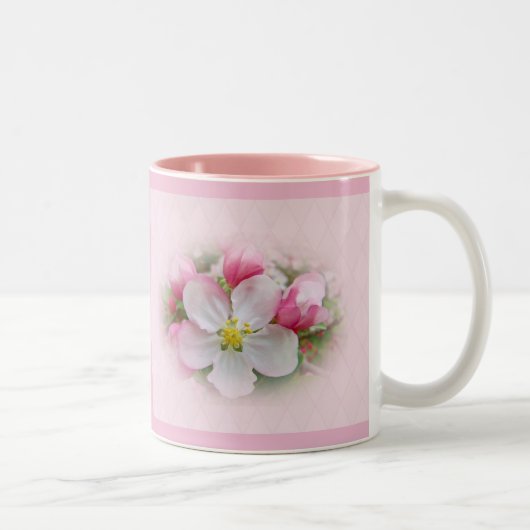 リンゴの花の時期 ツートーンマグカップ (右)