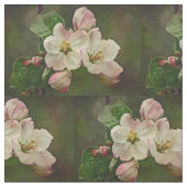 リンゴの花の時期 ファブリック (クローズアップ)