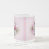 リンゴの花の時期 フロストグラスマグカップ (中央)