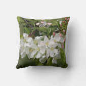 リンゴの花の枕 – 一日のリンゴ クッション (裏面)