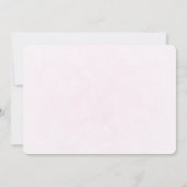 リンゴの花の白い写真 セーブザデート (裏面)