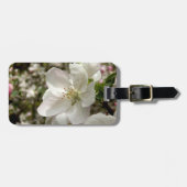 リンゴの花の荷物タグ ラゲッジタグ (正面横)
