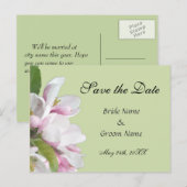 リンゴの花は日付はがきを保存する 案内ポストカード (正面/裏面)