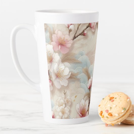 リンゴの花枝 カフェラテマグ (インサイチュ)