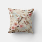 リンゴの花枝 クッション (正面)