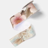 リンゴの花枝 サテンリボン (裏面)