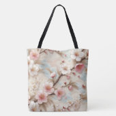 リンゴの花枝 トートバッグ (裏面)