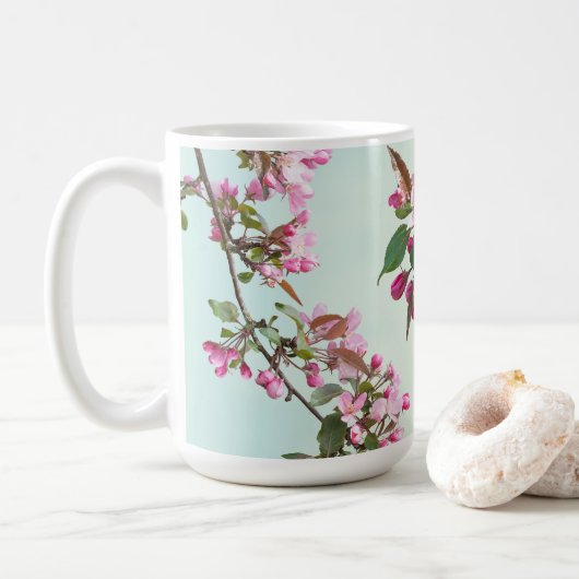 リンゴの花2 コーヒーマグカップ (ドーナツ)