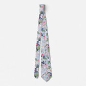 リンゴの花（オイスター湾） ネクタイ (裏面)