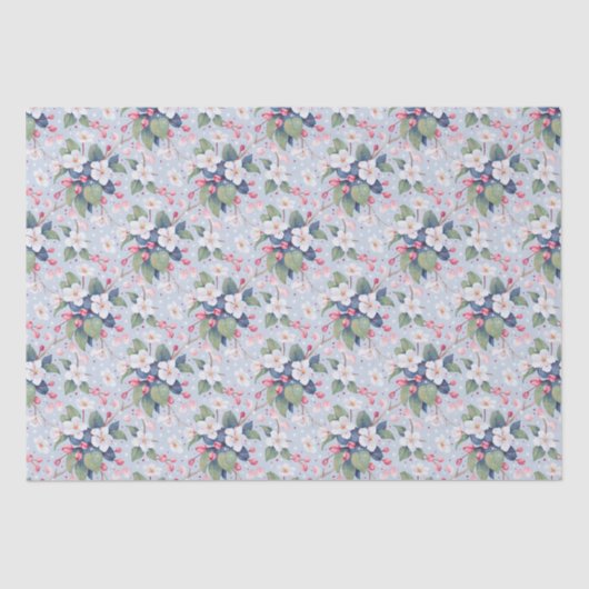 リンゴの花（オイスター湾） 薄葉紙 (正面)