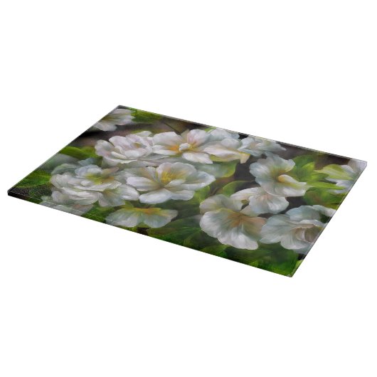 リンゴの花 カッティングボード (角)