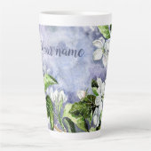 リンゴの花 カフェラテマグ (正面)