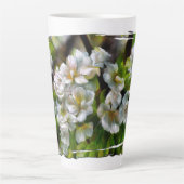 リンゴの花 カフェラテマグ (正面)