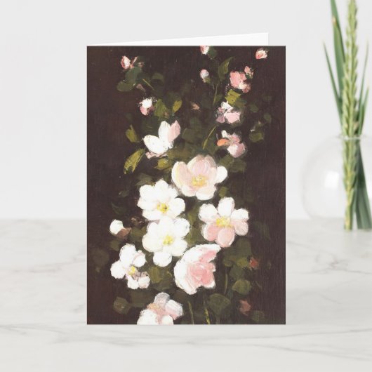 リンゴの花 カード (正面)