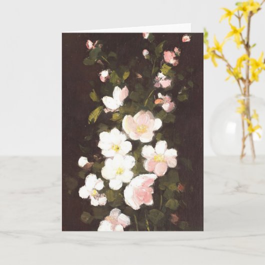 リンゴの花 カード (黄色い花)