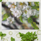 リンゴの花 キッチンタオル (折り畳み)