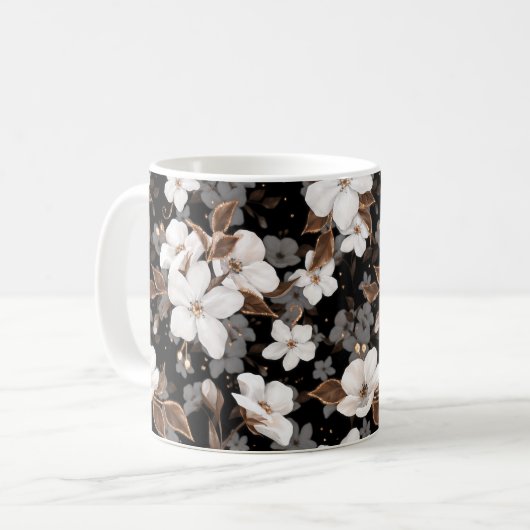 リンゴの花 コーヒーマグカップ (正面左)