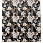 リンゴの花 シャワーカーテン (正面)