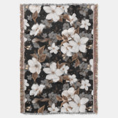 リンゴの花 スローブランケット (正面縦)