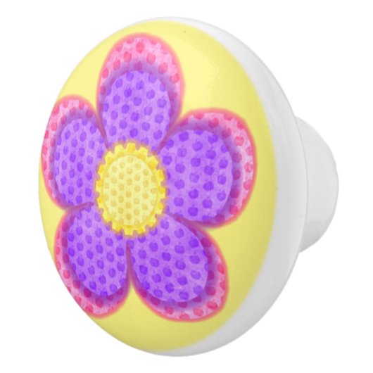 リンゴの花 セラミックノブ (右)
