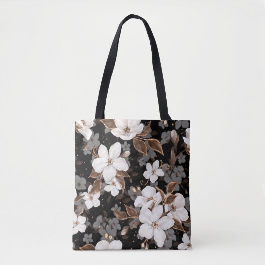リンゴの花 トートバッグ (正面)