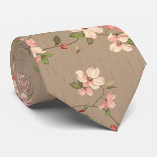 リンゴの花 ネクタイ (ロール)