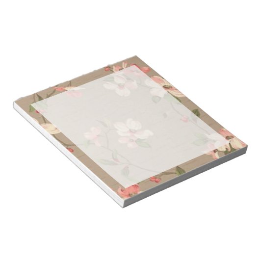 リンゴの花 ノートパッド (アングル)